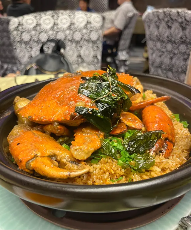 招牌白胡椒肉蟹焗飯