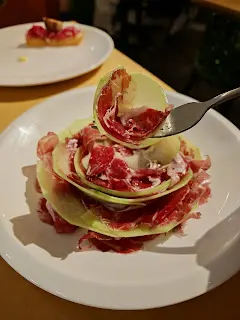 伊比利亞黑毛豬火腿、蜜瓜