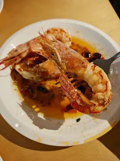 西班牙蒜油紅蝦 Gambas al Aillo