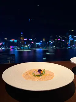 Barley & rice, spicy cod roe, sea urchin and squid