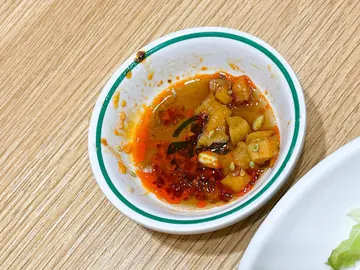 菜甫加埋醋和辣油