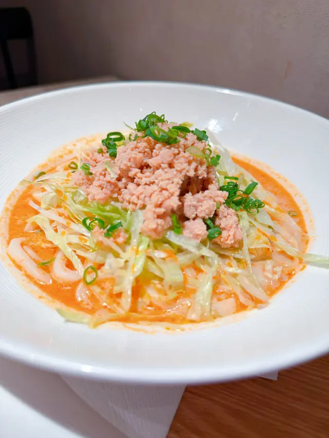 冷豆乳擔擔烏冬