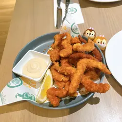 脆辣雞腿條·蒜香蛋黃醬