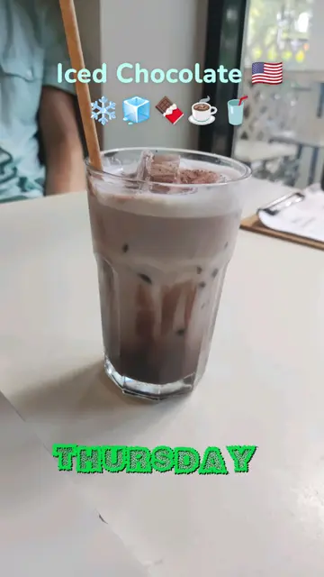 Iced Chocolate 🇺🇸❄️🧊🍫☕🥤