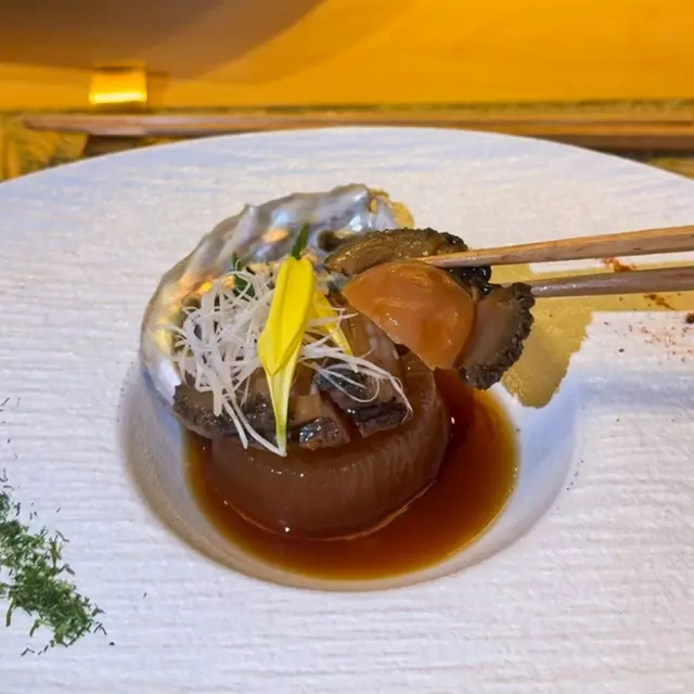 自家製醬汁煮南非鮑魚
