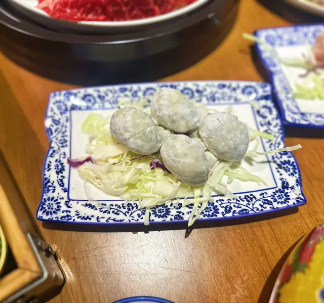 新鮮菜苗帶子餃