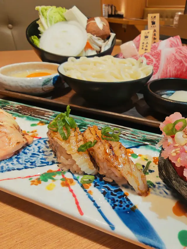 火炙左口魚邊壽司