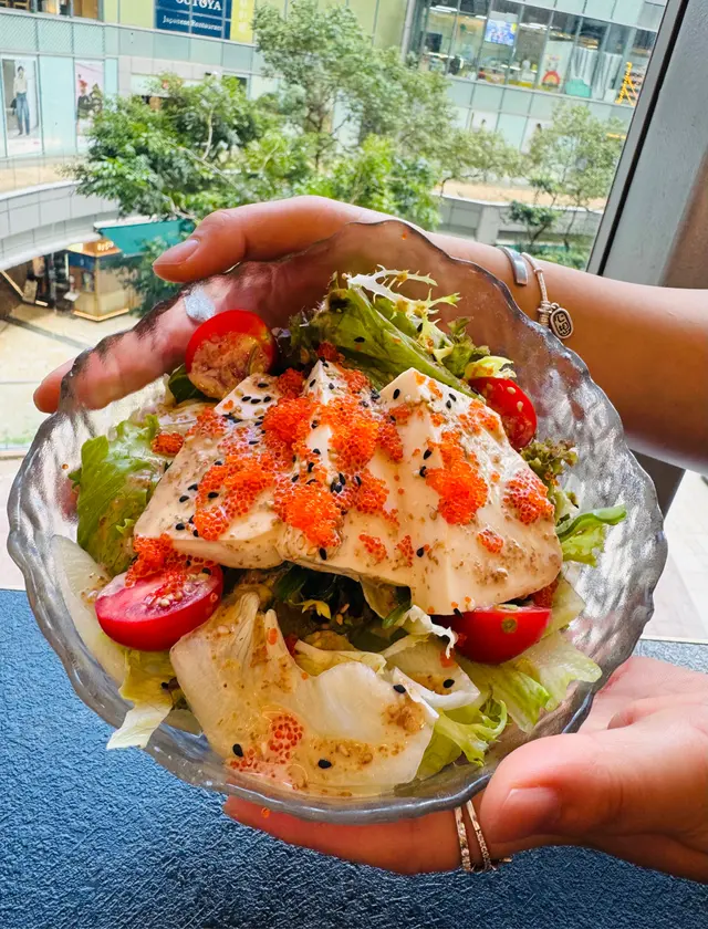 日式麻醬豆腐沙律