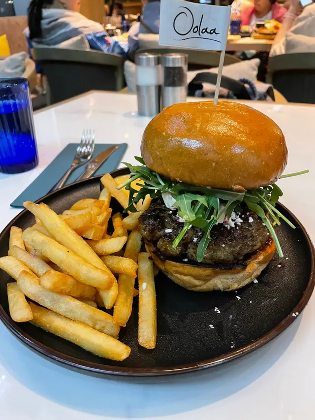 Lamb  burger  