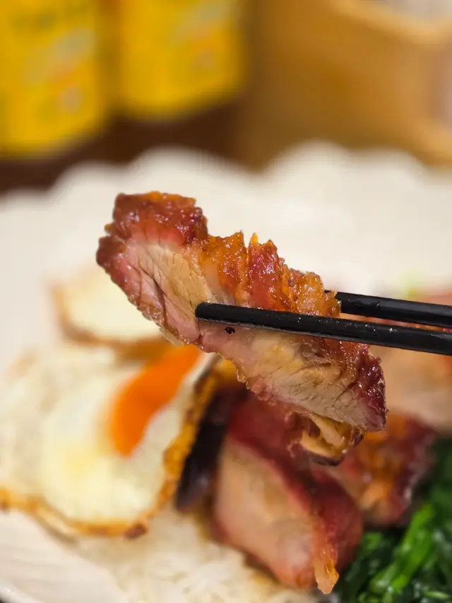 叉燒雙蘭王蛋飯