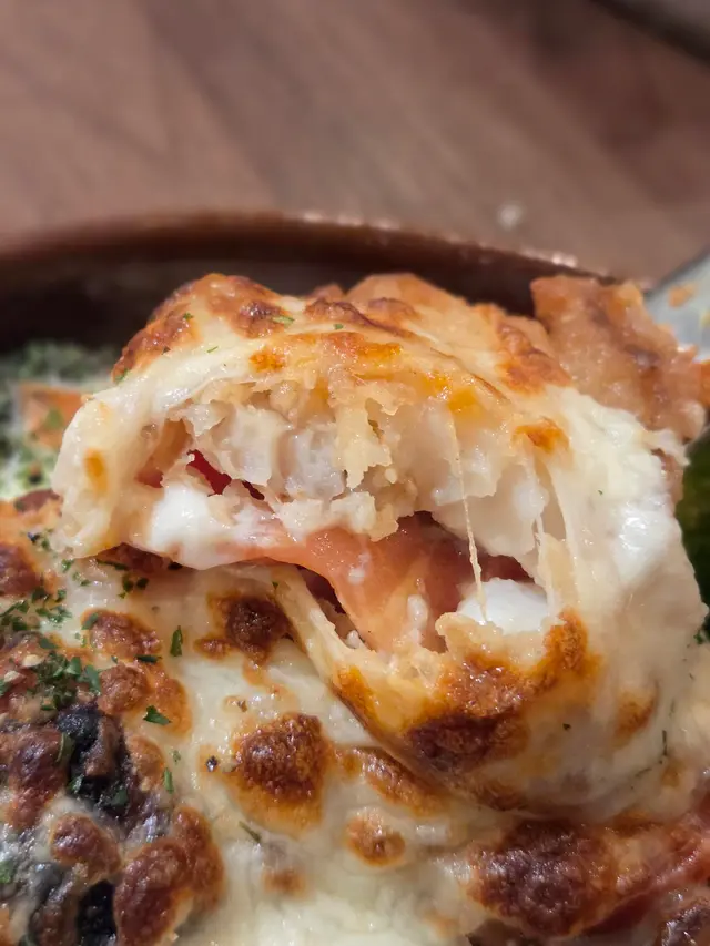 黑松露忌廉魚柳焗飯