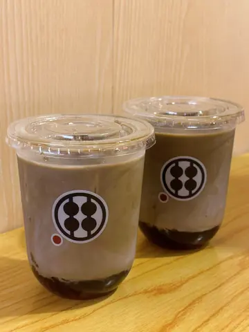 天空焙茶拿铁蕨饼