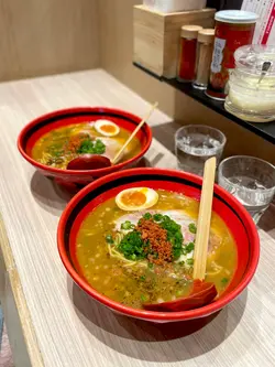 原味虾汤拉面 (酱油，幼面)