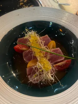 吞拿魚味道新鮮，￼配合柚子汁，￼感覺幾fresh 😋