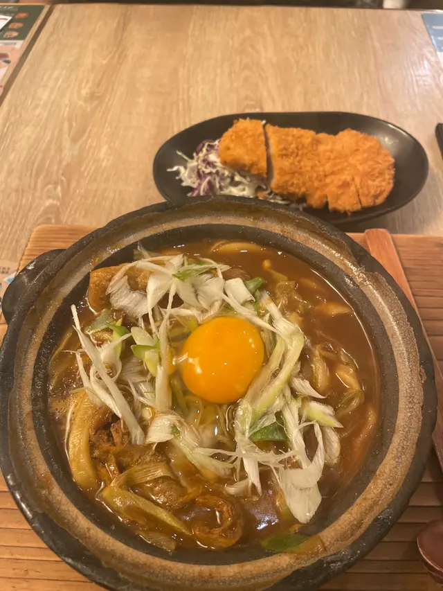 吉列豬扒煮烏冬