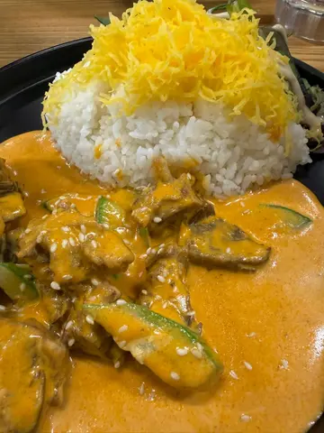 麻辣忌廉牛舌丼飯