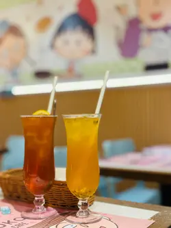 百香果绿茶，冻柠茶
#香港美食 