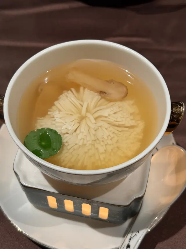 松茸菊花豆腐