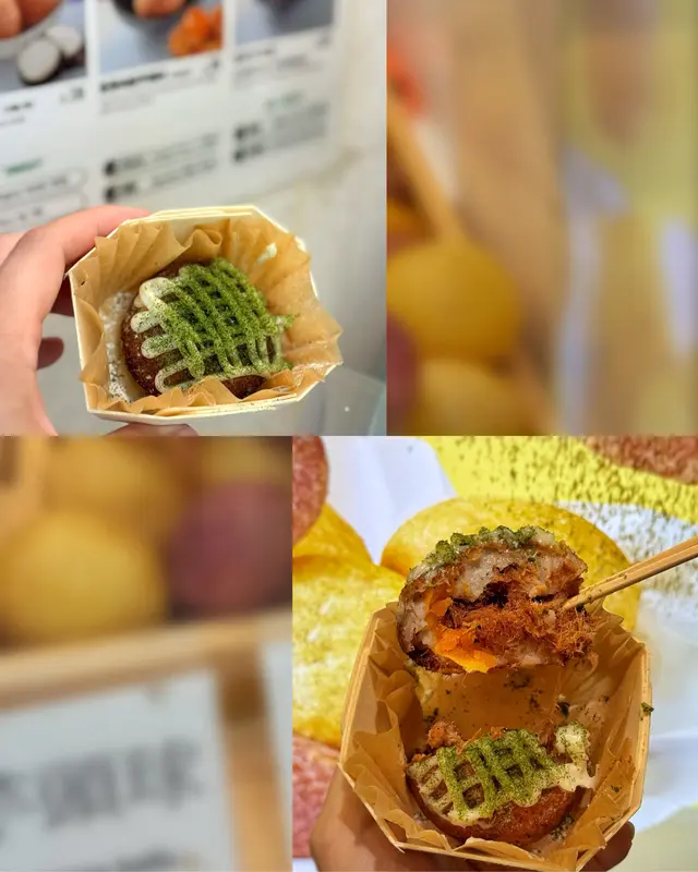 蛋黃肉鬆芋頭球