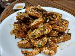 自带食材加工，无浪费带来既虾，香口，连壳都食埋，正呀😄