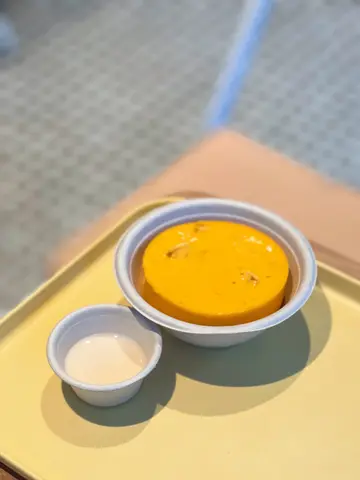 新鲜芒果布甸