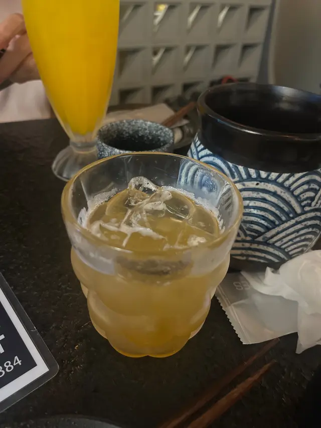 串燒配梅酒，味道真係好夾😍😍好飲
