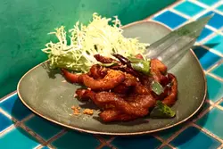 炸鱼露猪颈肉条
