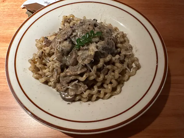 黑松露蘑菇捲捲麵