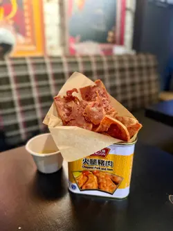 餐肉薯片