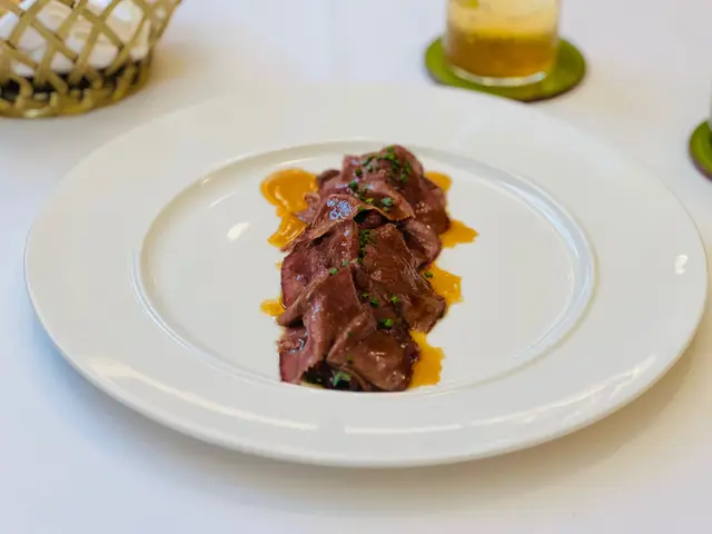 Charcoal Grilled Beef Heart｜Seasonal Vegetables