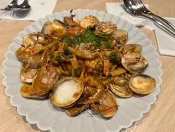 山薊菜大蜆意粉