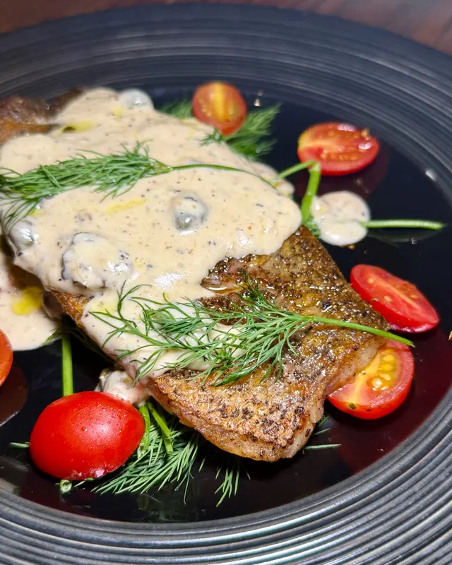 Baked Sea bass Fillet 8oz