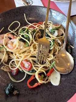 菠菜炒意大利粉