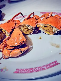 盐焗奄仔蟹