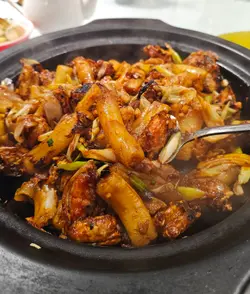 豉油皇濑尿虾炒肠粉