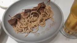 柚子汁牛舌燴冷麵