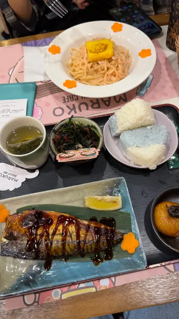 小丸子鲭鱼套餐  明太子意粉