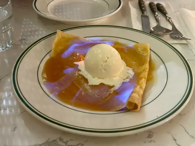 火焰橙酒可麗餅