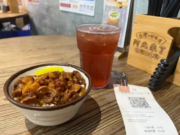 魯肉飯+冰洛神烏梅汁