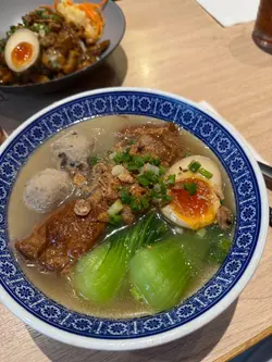 果醋豬軟骨貢丸配冬粉配凍冬瓜茶