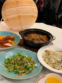 這次晚餐整體水準完全不合格,我們點了四樣小菜。咕嚕肉口感軟爛,甚至比一般茶餐廳還差;炒飯材料不均勻調味平淡無味;魚香茄子味道寡淡香氣不足,也不如預期。整體體驗令人極度失望,味道遠低於應有標準。