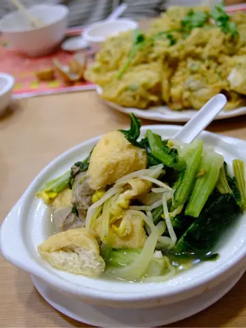 春菜排骨拼大豆芽