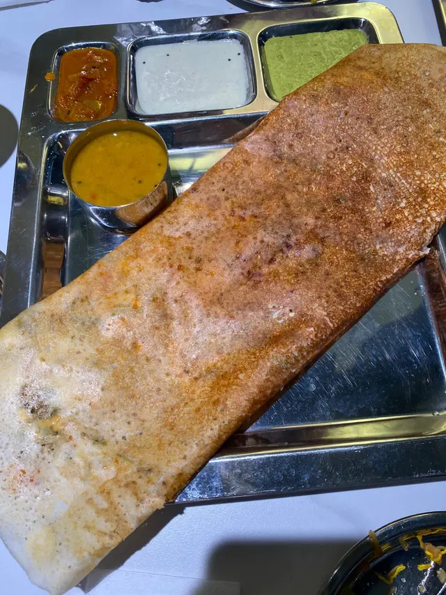Paneer  mushroom  cheese  dosa