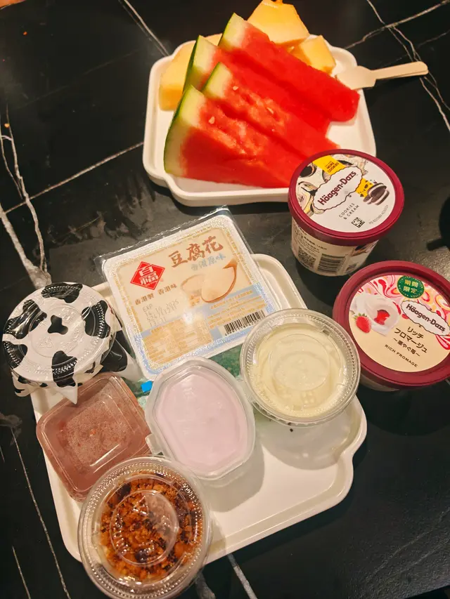 甜品和雪糕