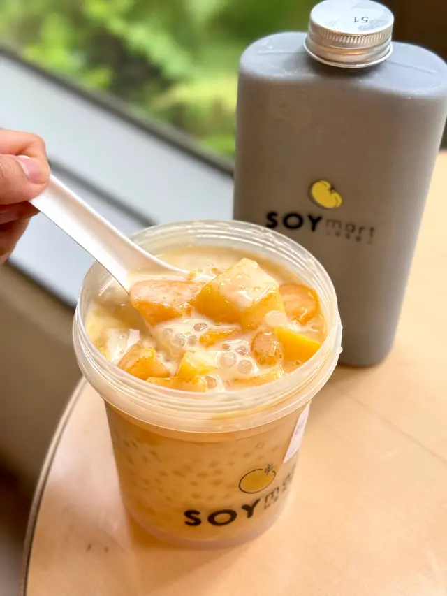 多芒西米、黑白芝麻豆乳