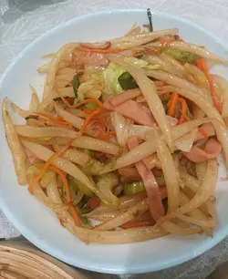 炒銀針粉