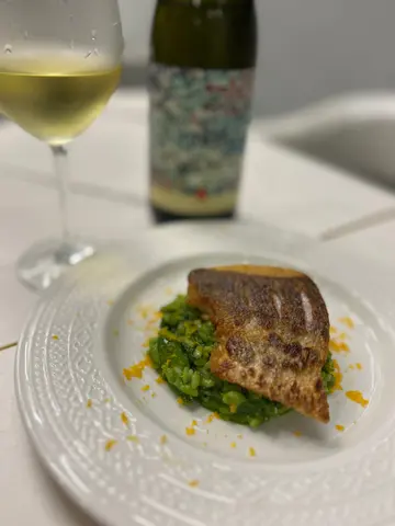 香煎海鱸芫茜Risotto,  好茜好味🤤