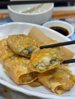 鲜虾腐皮卷