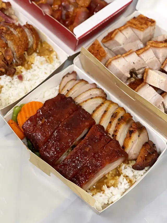醬燒豬肋骨飯 & 黑椒鴨胸