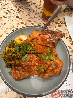 猪扒饭